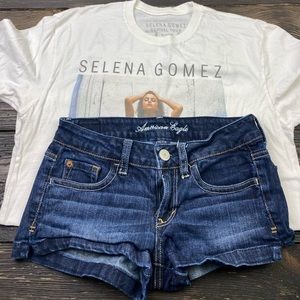 AMERICAN EAGLE Dark Denim Shorts, sz 2